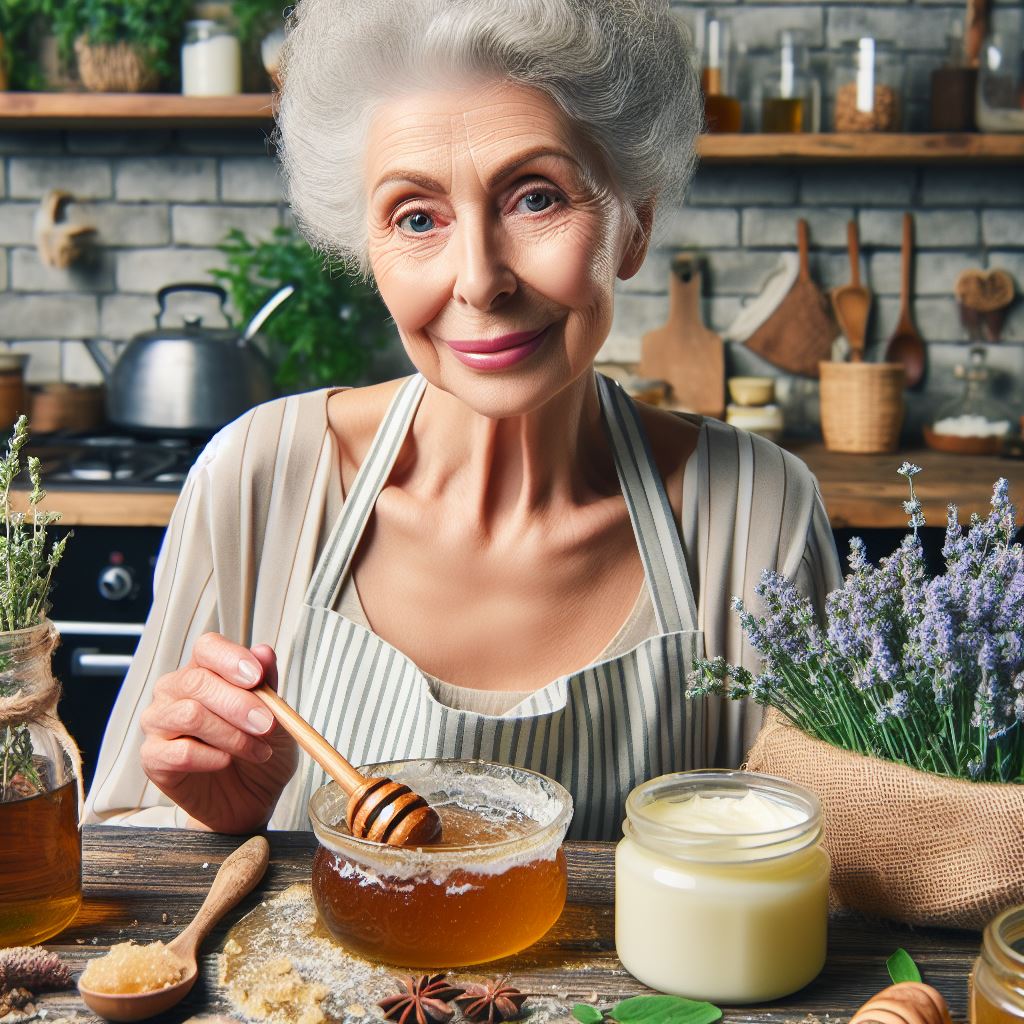 Ungüento casero de miel y ghee para una piel suave y radiante