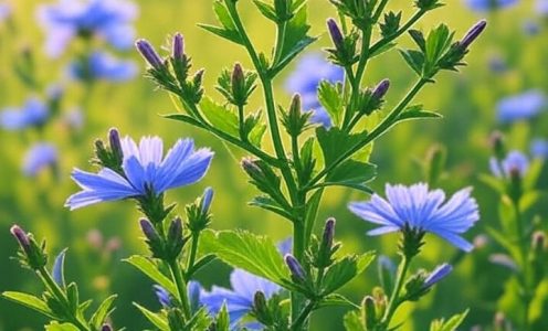 Achicoria (Cichorium intybus) – Una planta silvestre con beneficios digestivos
